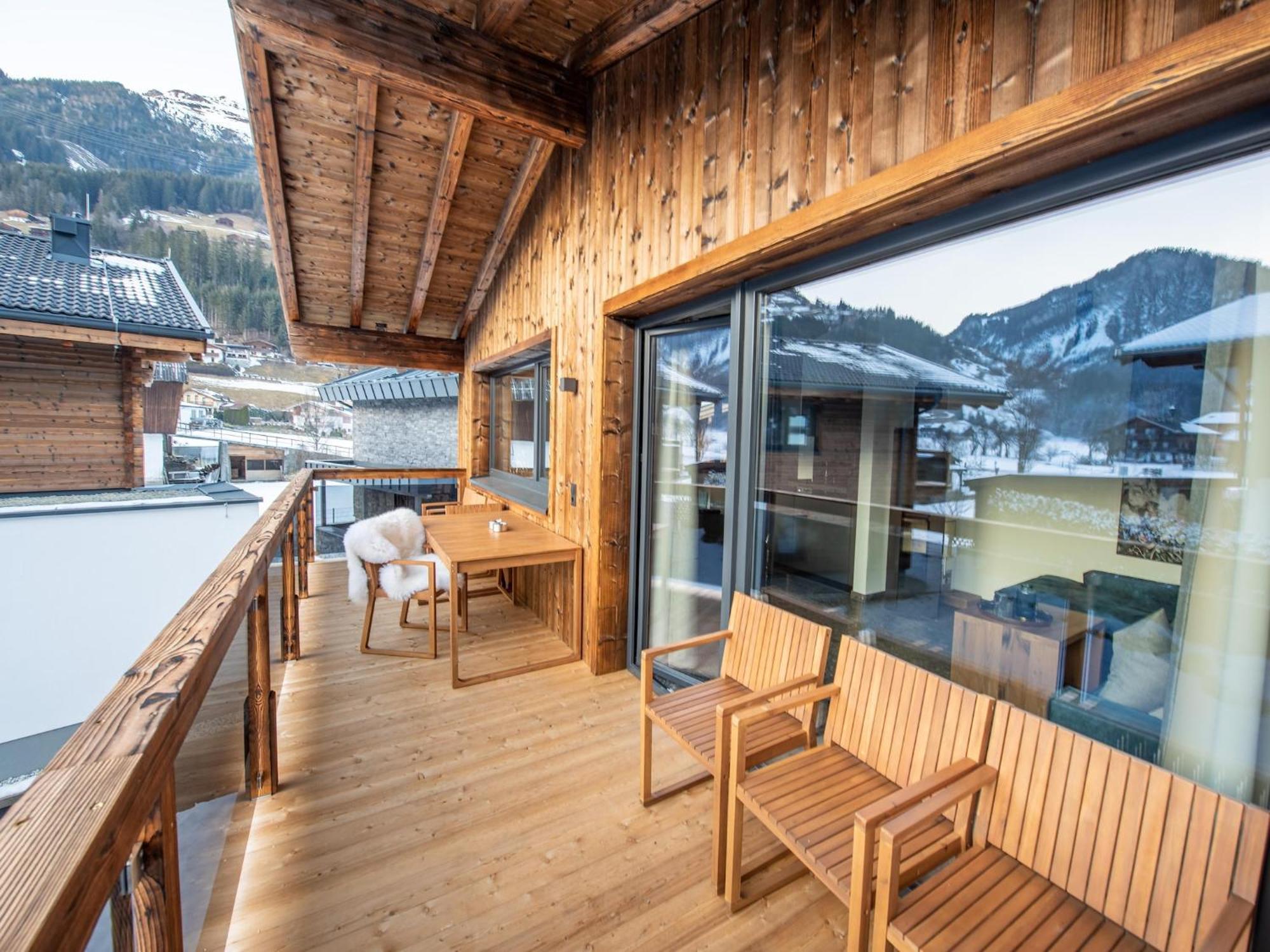 Apartment in Wald im Pinzgau with terrace Exterior foto
